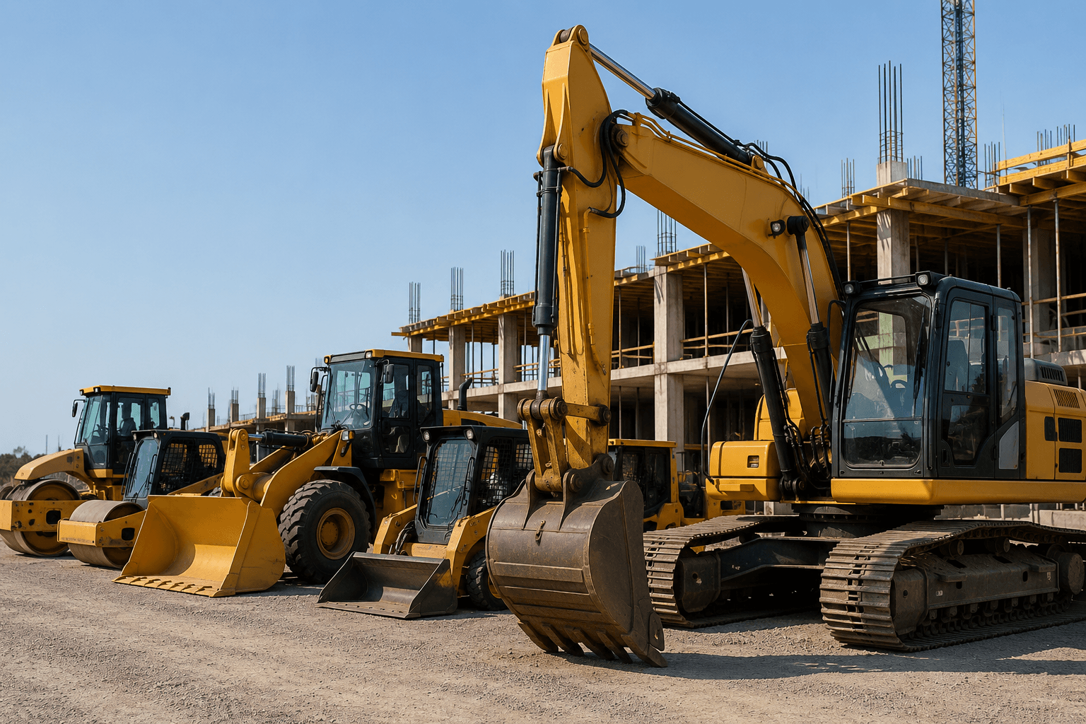 Cinco recomendaciones para elegir maquinaria de construcción